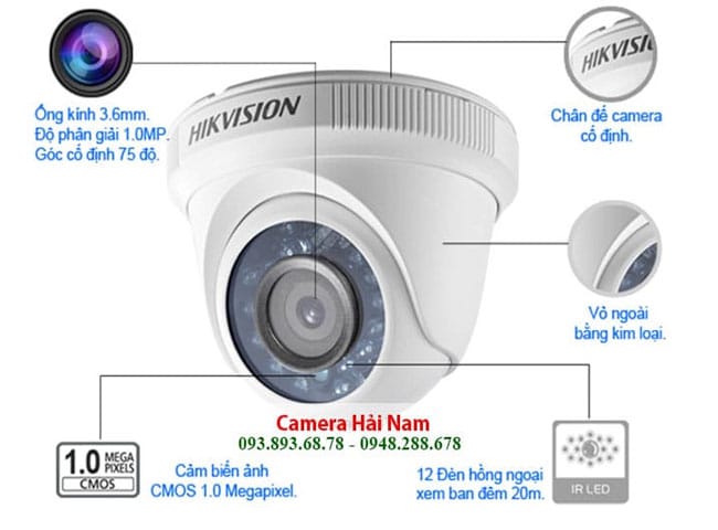 Tron bo 8 camera Hikvision 2MP 1