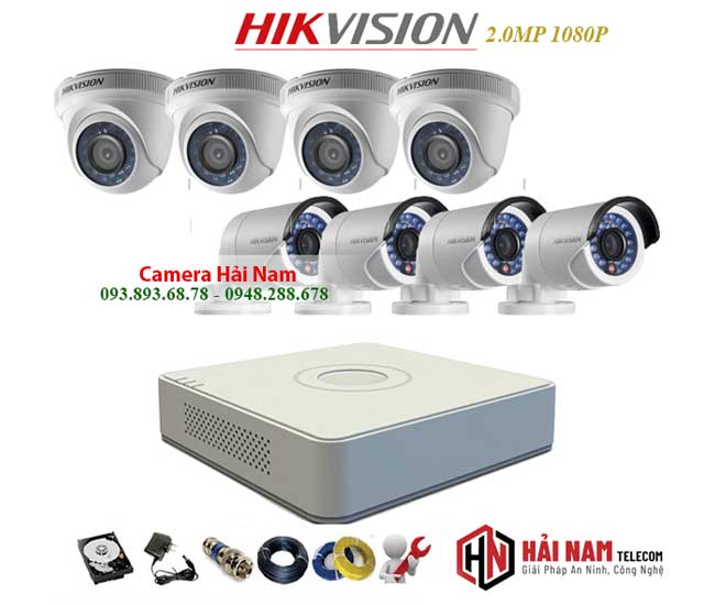 Tron bo 8 camera Hikvision 2MP 2