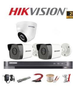 Trọn bộ 3 camera Hikvision 5MP