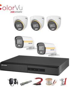 Trọn bộ 5 camera ColorVu Hikvision 2MP
