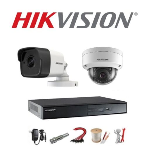 Trọn bộ 2 Camera IP Hikvision 2MP