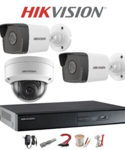 Trọn bộ 3 Camera IP Hikvision 2MP