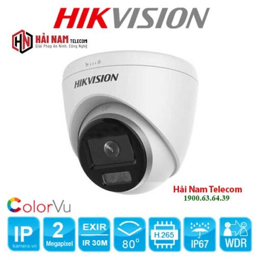 tron bo 3 camera IP ColorVu Hikvision 2MP dome