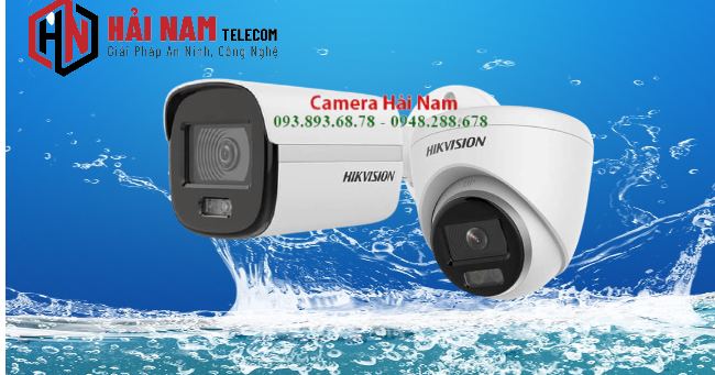 Trọn bộ 6 camera IP ColorVu Hikvision 2MP chống nước